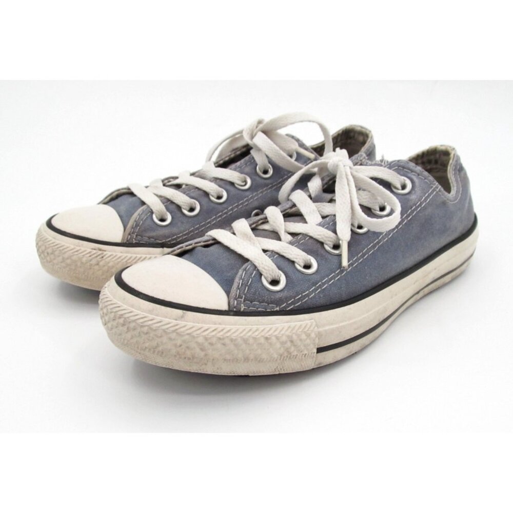 Converse Chuck Taylor All Star Low Top Canvas Shoes Womens 7 Star Stripe Lining